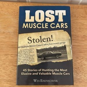 Lost Muscle Cars Book-Hardcover with jacket-GUC